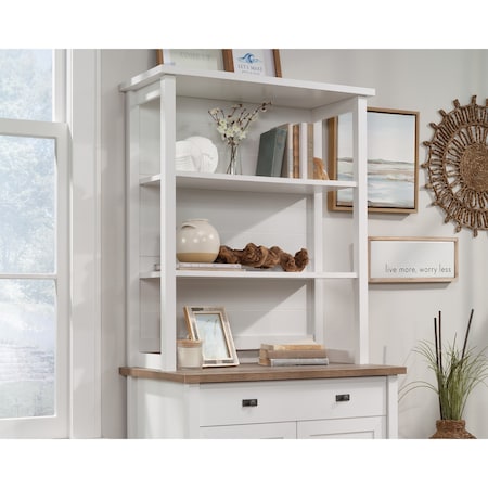 Sauder Cottage Road Library Hutch Wh , Attaches to <a href= in./Products/430234 430232
